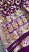 Banarasi Weaved Khadi Georgette Saree With Blouse-ISKWSR05084502