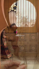 Embroidered Chinon Kurti With Digital Printed Sharara And  Dupatta-ISKWSH15031842/1841