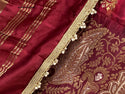 Banarasi Lehenga With Blouse And Contrast Gaji Silk Dupatta-ISKWNAV18023180