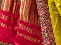 Banarasi Lehenga With Blouse And Contrast Gaji Silk Dupatta-ISKWNAV18023181