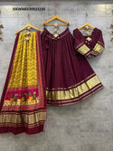 Modal Silk Lehenga With Blouse And Digital Printed Gaji Silk Dupatta-ISKWNAV20023195