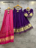 Modal Silk Lehenga With Blouse And Digital Printed Gaji Silk Dupatta-ISKWNAV20023195