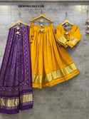 Modal Silk Lehenga With Blouse And Digital Printed Gaji Silk Dupatta-ISKWNAV20023195