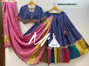 Cotton Lehenga With Blouse And Gaji Silk Dupatta-ISKWNAV08043814