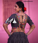 Cotton Lehenga With Blouse And Gaji Silk Dupatta-ISKWNAV08043814